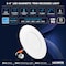 Luxrite 3-4 Inch LED Flush Mount & Recessed Light 5CCT 7.5W 650LM Dimmable J-Box or 4 Recessed Can, 4PK LR24980-4PK - alternate 2